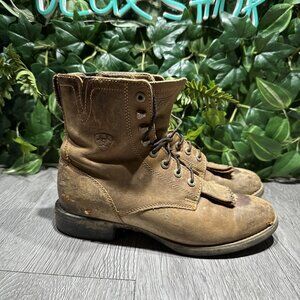 Ariat Boots Heritage Lacer II Women’s 7.5 B Brown Western Tassel 33505